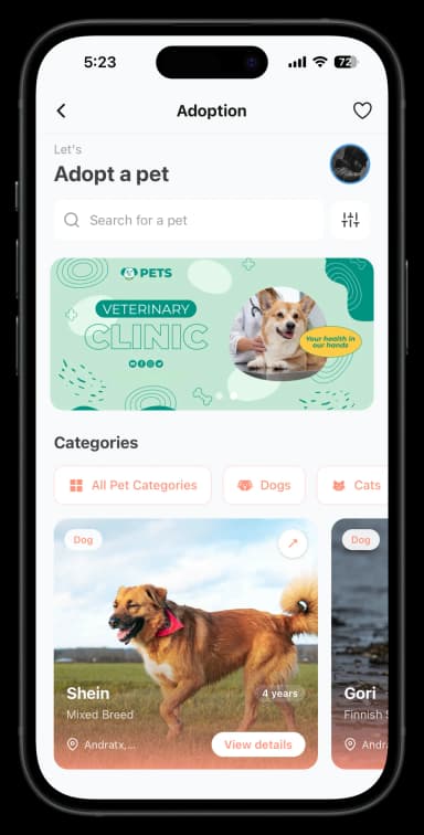 Colitas App Interface