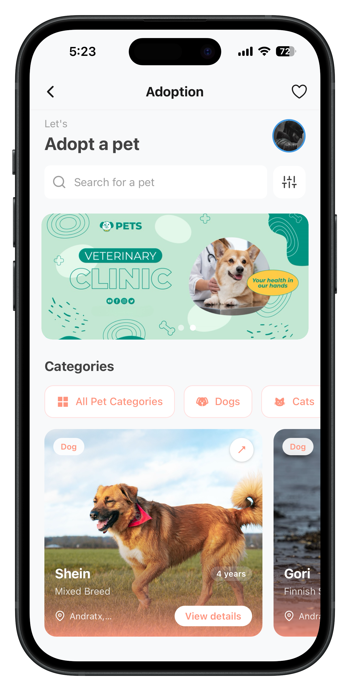 Colitas App Interface